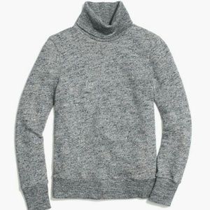 J Crew Relaxed Heather Turtleneck Sweatshirt